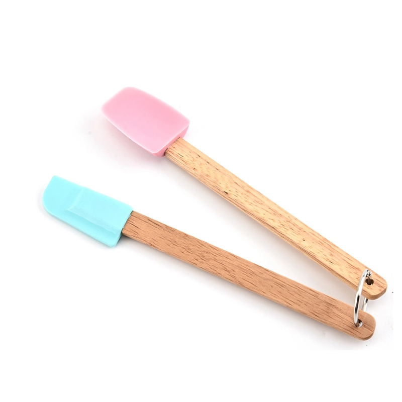 2-Piece mini Silicone spatula and spoonula set