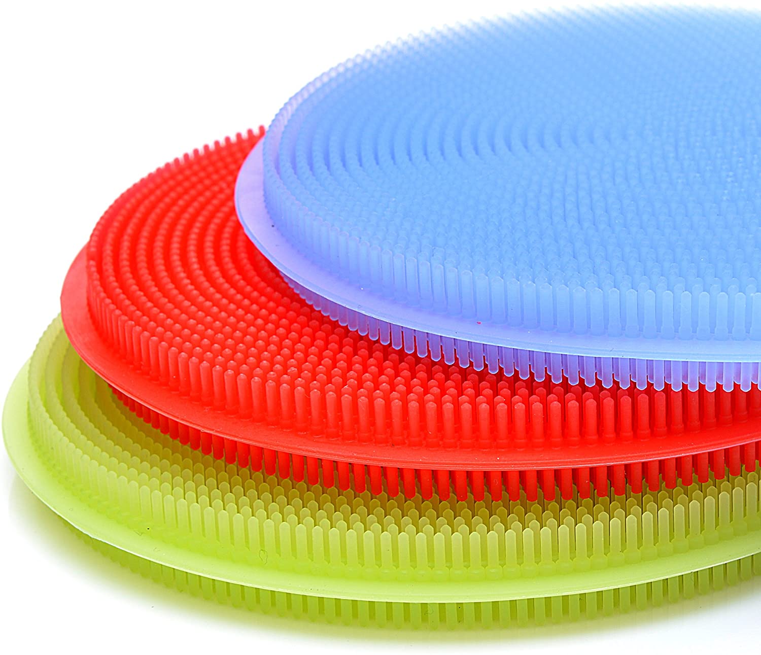 Silicone sponge dish scrubber