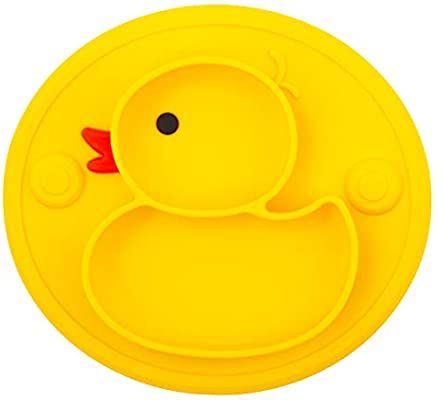 Silicone Divided non slip Toddler Baby Plates